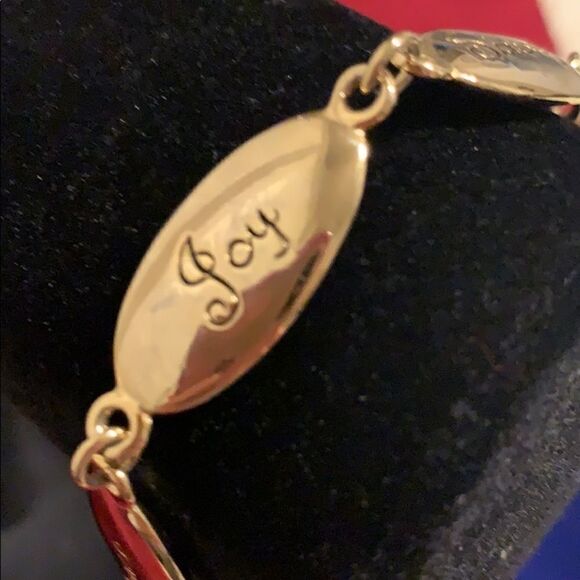 Motivational 2 sided Sentiments Gold brace… - Picture 4 of 11